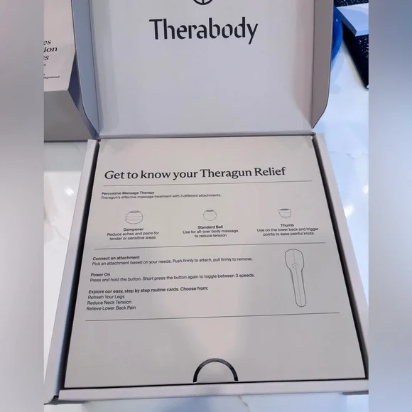 Theragun Relief Blue NIB - Picture 5 of 7